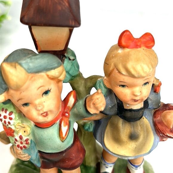 Vintage Hummel Style Boy and Girl Figurine Hansel & Gretel made in Japan - Picture 8 of 10